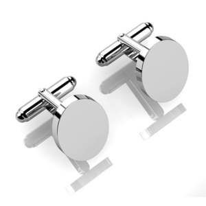 Classic Oval 925 Sterling Silver Cufflinks by Krysaliis
 Gift Boxed